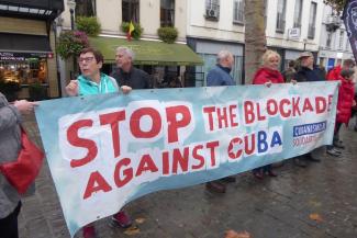Stop the blockade against Cuba