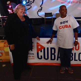 Aleida Guevara en Norma Goicochea op Che Presente, 08 09 18